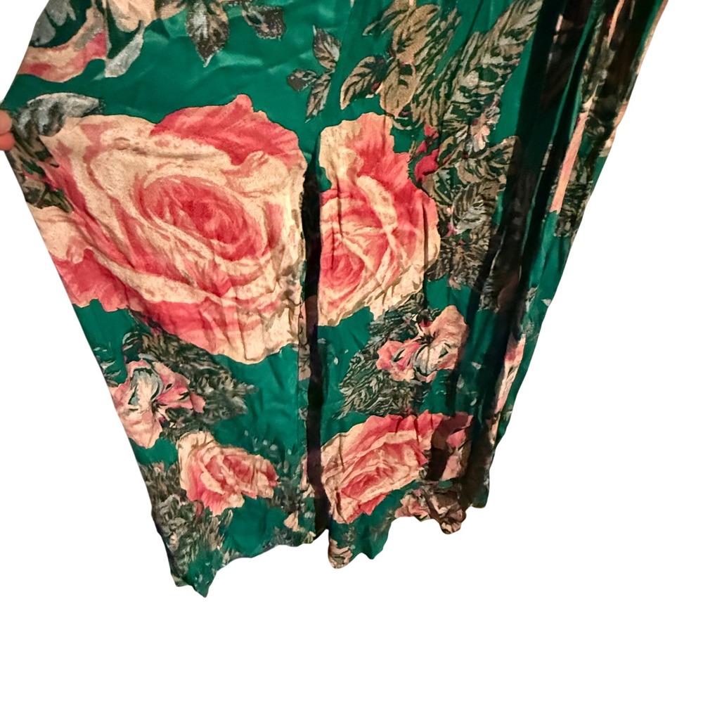 Free People Jumpsuit Cabbage Rose‎ Size 8 Boho Cottagecore Fairy Maximalist - Picture 4 of 7